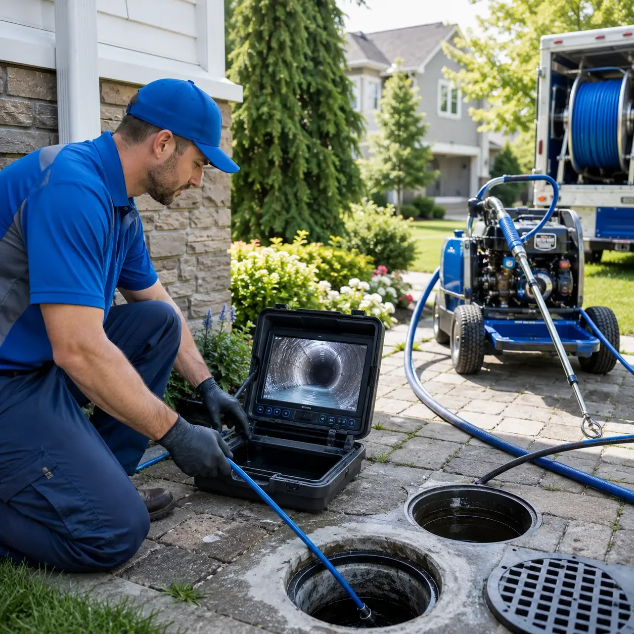 Outdoor drain cleaning professionals serving Caledonia, MI