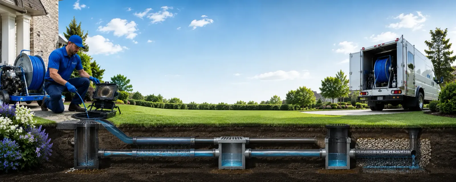 Outdoor drain cleaning information for Caledonia, MI